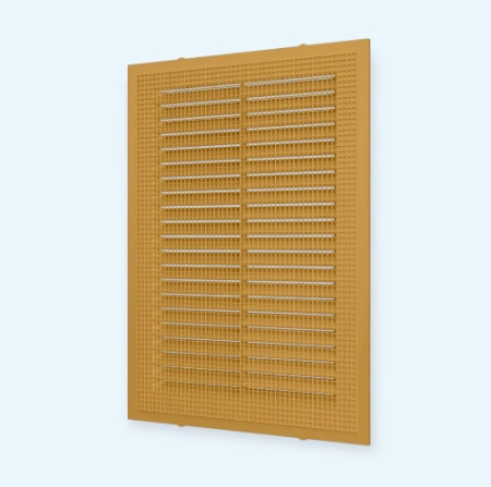 1318С беж ERA Решетка вентиляционная С сетка 138х188 пластик Beige